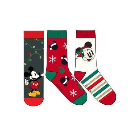 Disney Mickey Santa Hat Karácsonyi férfi zokni  41/44