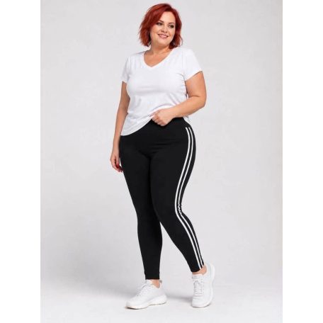 Molett oldalcsíkos leggings több színben 3/4xl és 5/6xl