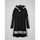 Fekete Brooklyn kapucnis tunika / ruha